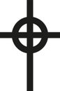 Celtic cross vector