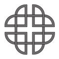 celtic dara knot irish symbol logo icon.