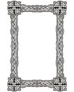 Celtic decorative knot frame