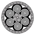Celtic design - Spiral Celtic Sun