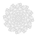 Celtic Dreamy Daisies coloring book mandala page for kdp book interior