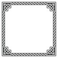 Celtic frame, border pattern -