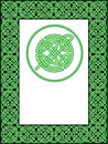 Celtic frame pattern