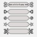 celtic frames and ornament Royalty Free Stock Photo