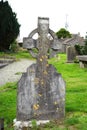 Celtic headstone in ancient Ireland