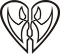 Celtic heart - tribal tattoo