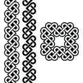 Celtic Irish knots, braids and patterns Royalty Free Stock Photo
