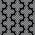 Celtic irish knots seamless pattern, background