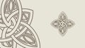 Celtic Knot Abstract Decorative Element Vector, vector design Generative AI Royalty Free Stock Photo