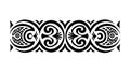 Celtic Knot Border Pattern. Traditional Interlocking Design. vector design Generative AI Royalty Free Stock Photo