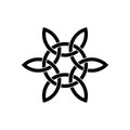 Celtic knot Logo of ornament art