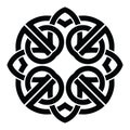 Celtic knot abstract decorative ornament vector