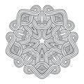 Celtic knot pattern card, mandala, amulet