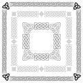 Celtic knots, patterns, frameworks vector Royalty Free Stock Photo