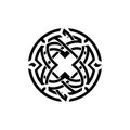 Celtic Knotwork Logo Design Royalty Free Stock Photo
