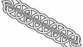 Celtic Knotwork Pattern: Ancient Decorative Interlacing Design, vector design Generative AI Royalty Free Stock Photo