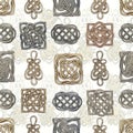 Celtic Knotwork Patterns and Designs Collection Royalty Free Stock Photo