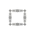 Celtic Knotwork Square Frame Royalty Free Stock Photo