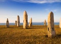 Celtic monuments in A Coruna, Galicia, Spain Royalty Free Stock Photo