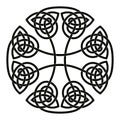 Celtic national cross. Royalty Free Stock Photo