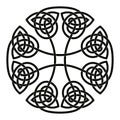 Celtic national cross. Royalty Free Stock Photo