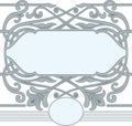 Celtic ornament frame style.