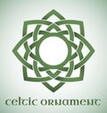 Celtic ornament with gradients Royalty Free Stock Photo