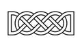 Celtic rectangular knot illustration