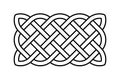 Celtic rectangular knot illustration