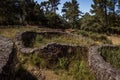 Celtic Ruins of BorneiroÃÂ´s Castro in Galicia, Spain