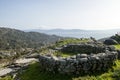 Celtic ruins in Monte do Facho, Cangas del Morrazo, Pontevedra, Spain