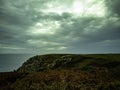 Celtic Sea - a view from Minack Theatre, Porthcurno, Penzance, Cornwall, UK Royalty Free Stock Photo