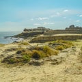 Celtic settlement of Castro de BaroÃÂ±a, Galicia, Spain