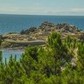 Celtic settlement of Castro de BaroÃÂ±a, Galicia, Spain