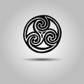 celtic sign design symbol element abstract knot icon tatt