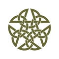 Celtic star knot