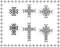 Celtic stylization cross