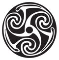 Celtic symbol - tattoo or artwork Royalty Free Stock Photo