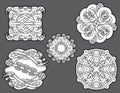 Bstract decorative celtic flower knot triskel tattoo flash