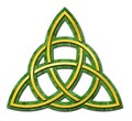 Celtic Trinity Knot against white