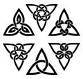 Celtic trinity knot set