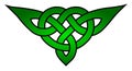 Celtic triquetra knot Royalty Free Stock Photo