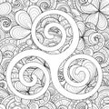 Celtic Triskele Symbol, Spiral Sign