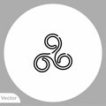Celtic vector icon sign symbol