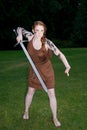 Celtic warrior girl