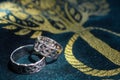 Celtic Wedding Rings Royalty Free Stock Photo