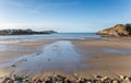 Cemaes Bay beach in Anglesey North Wales Royalty Free Stock Photo