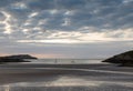 Cemaes Bay beach in Anglesey North Wales Royalty Free Stock Photo