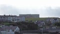 Cemaes , Wales - April 26 2018 : Cemaes is declared as an area of outstanding natural beauty but with a nuclear power