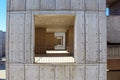 Cement Architecture of the Salk Institute Royalty Free Stock Photo